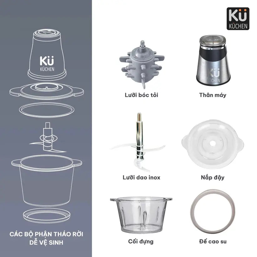 Máy xay thực phẩm đa năng KU DKFC1212